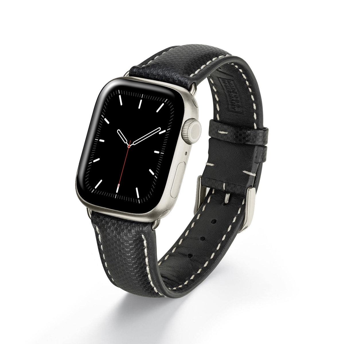 Apple Watch Uhrenarmband AegisLine von Happel, Hightechband, wasserresistent, Schwarz