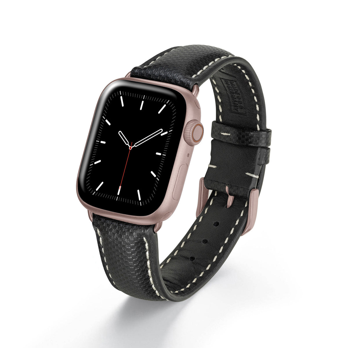 Apple Watch Uhrenarmband AegisLine von Happel, Hightechband, wasserresistent, Schwarz