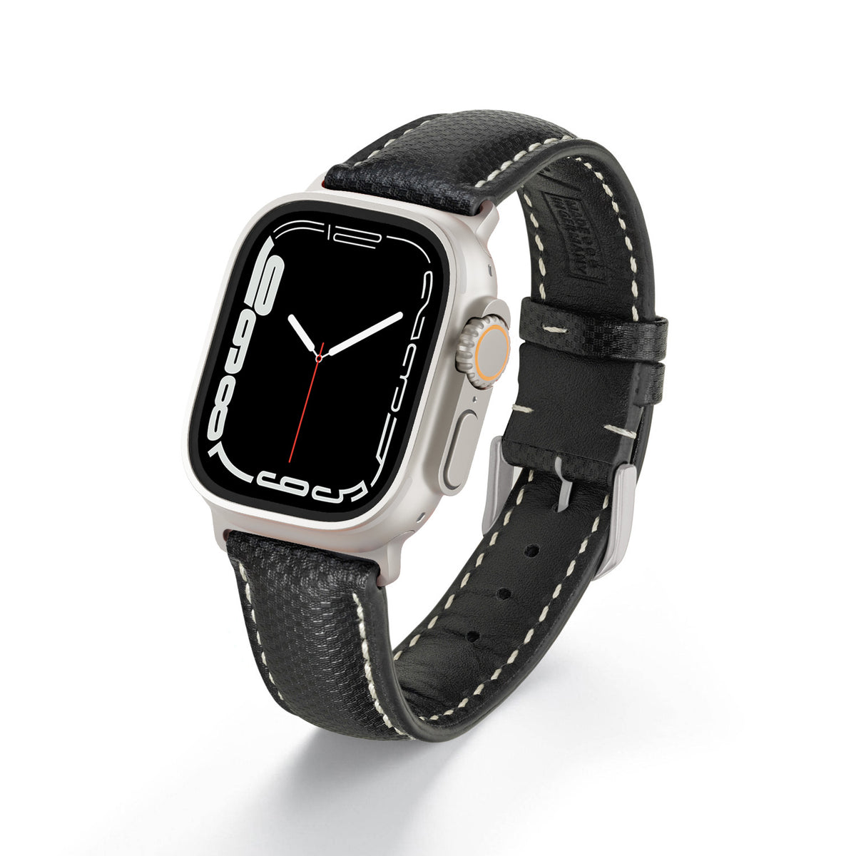 Apple Watch ULTRA Uhrenarmband AegisLine von Happel, Hightechband, wasserresistent, Schwarz